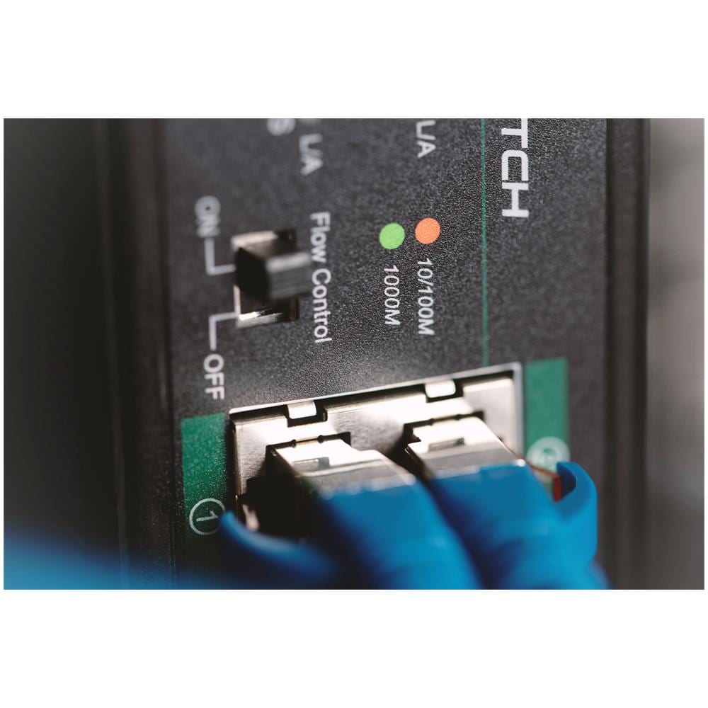 Switch Gigabit PoE+ di livello industriale a 8 porte con 2 porte uplink SFP - Foto 8