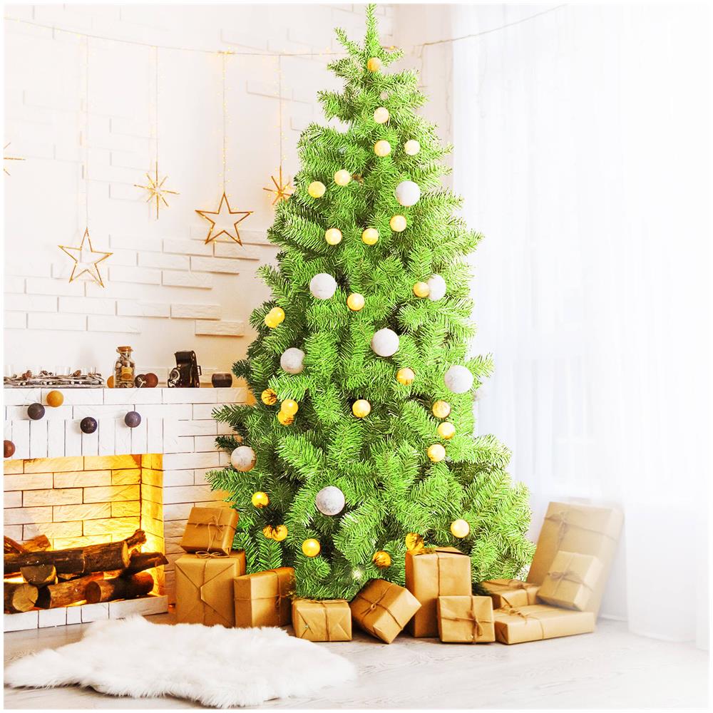 Albero Di Natale 180 Cm Oslo, Pino Artificiale, Albero Effetto Reale, Alberello Natalizio Extra Folto, 101x101 H180 Cm, Verde - Foto 1