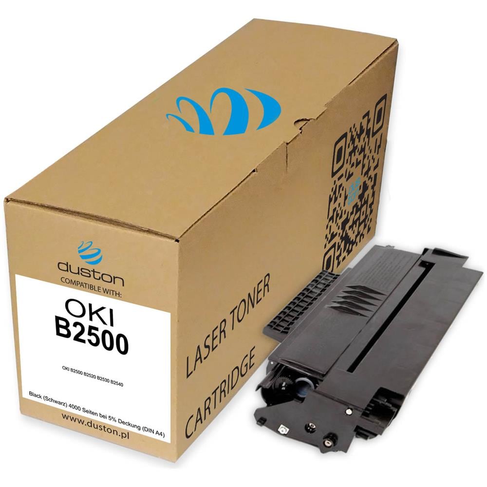 TONER COMPATIBILE - 3x B2500, 09004391 Negro Compatible Con Oki B2500 B2520 B2530 B2540 - Foto 2