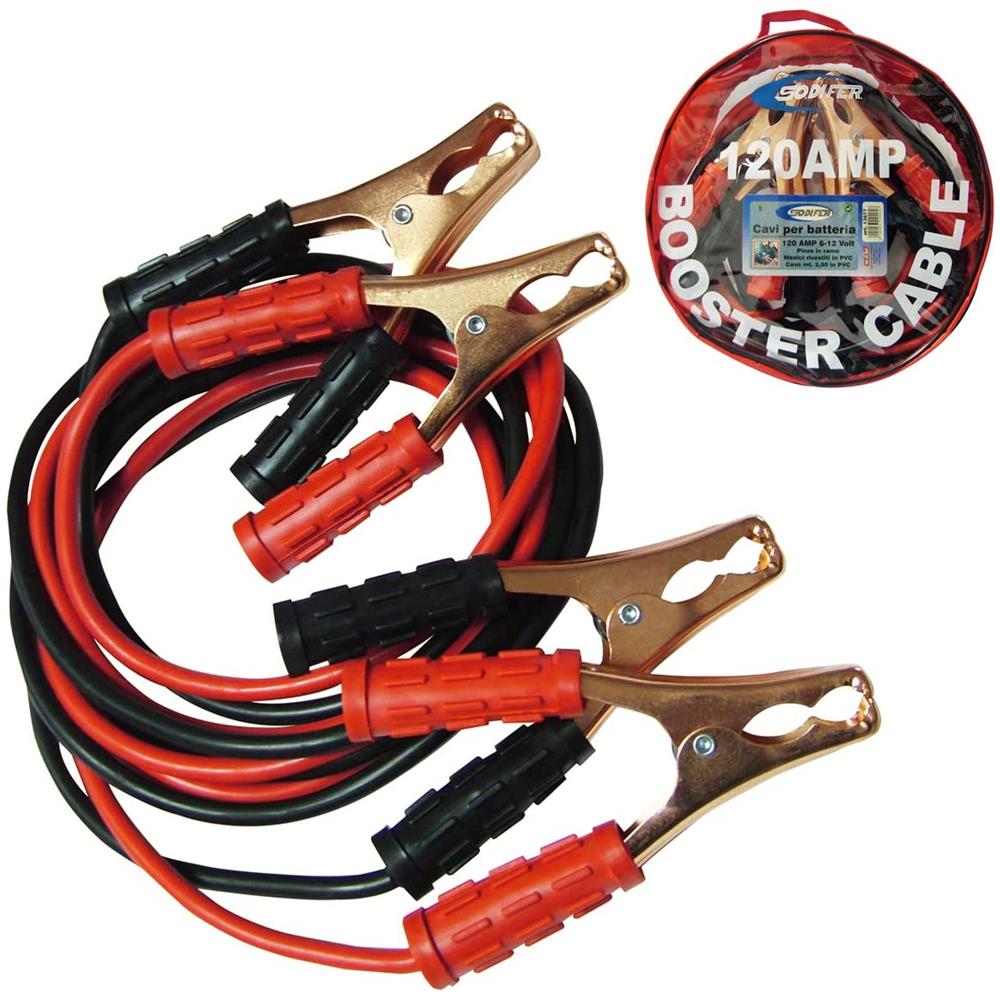 Cavi Batteria Auto 120 Amp - Foto 1