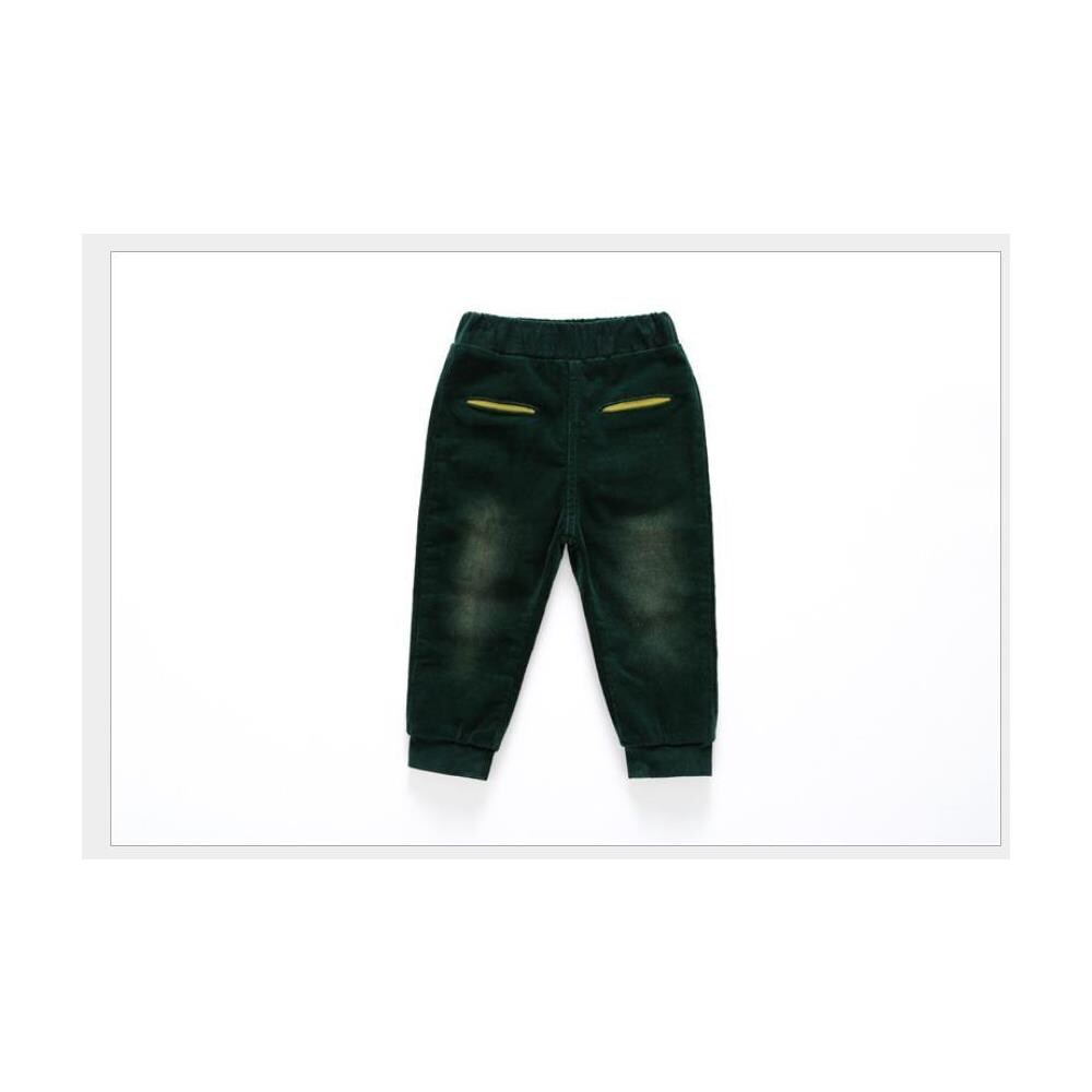 SLOWMOOSE - Inverno Caldo Cashmere Bambini Pantaloni Per Bambini - Ragazzi  / Ragazze Pantaloni Di Cotone Per Bambini Jeans Per Bambini 1-6 Anni - Nero  / 12 M [ verde / 5t] - ePRICE