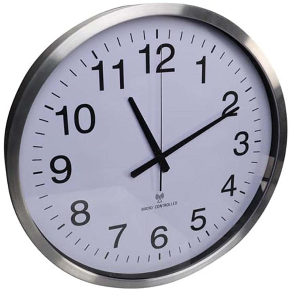 Orologio da Parete 50 cm Bianco e Argento - Foto 2