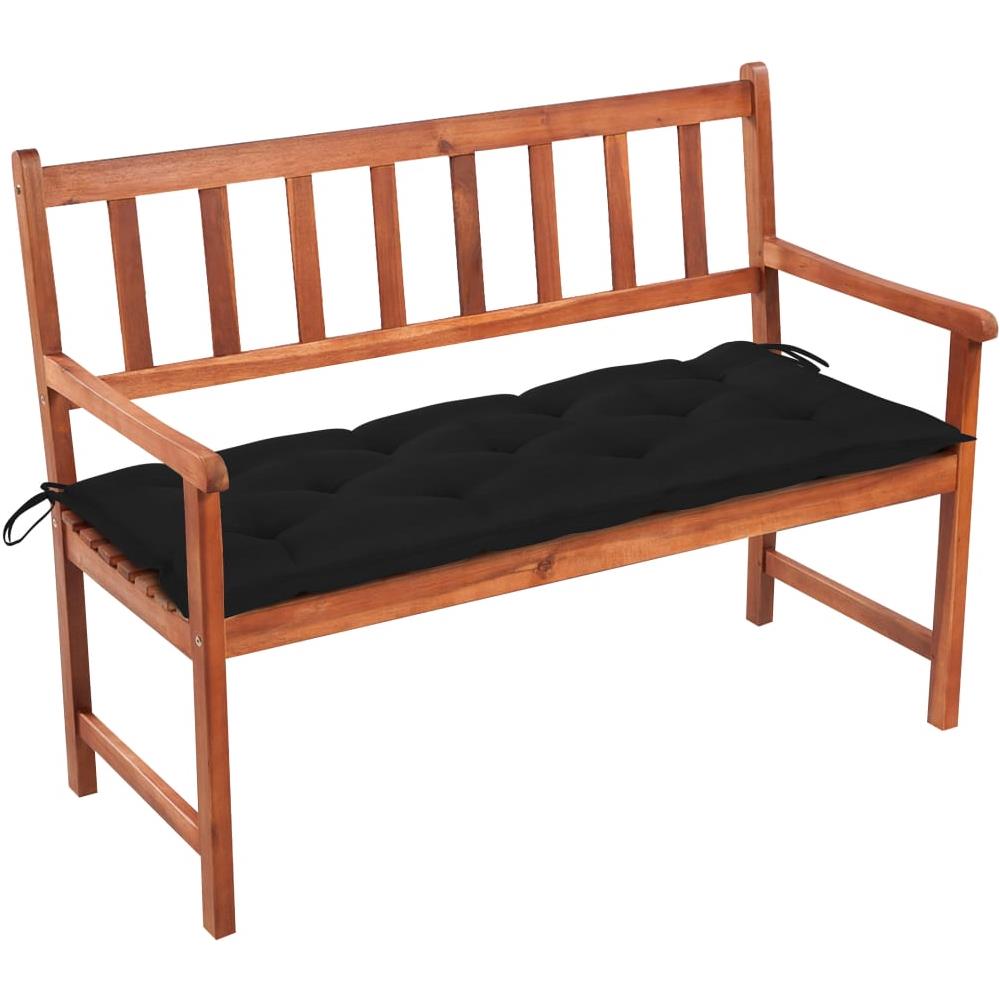 Panca da Giardino con Cuscino 120 cm in Massello di Acacia - Foto 1