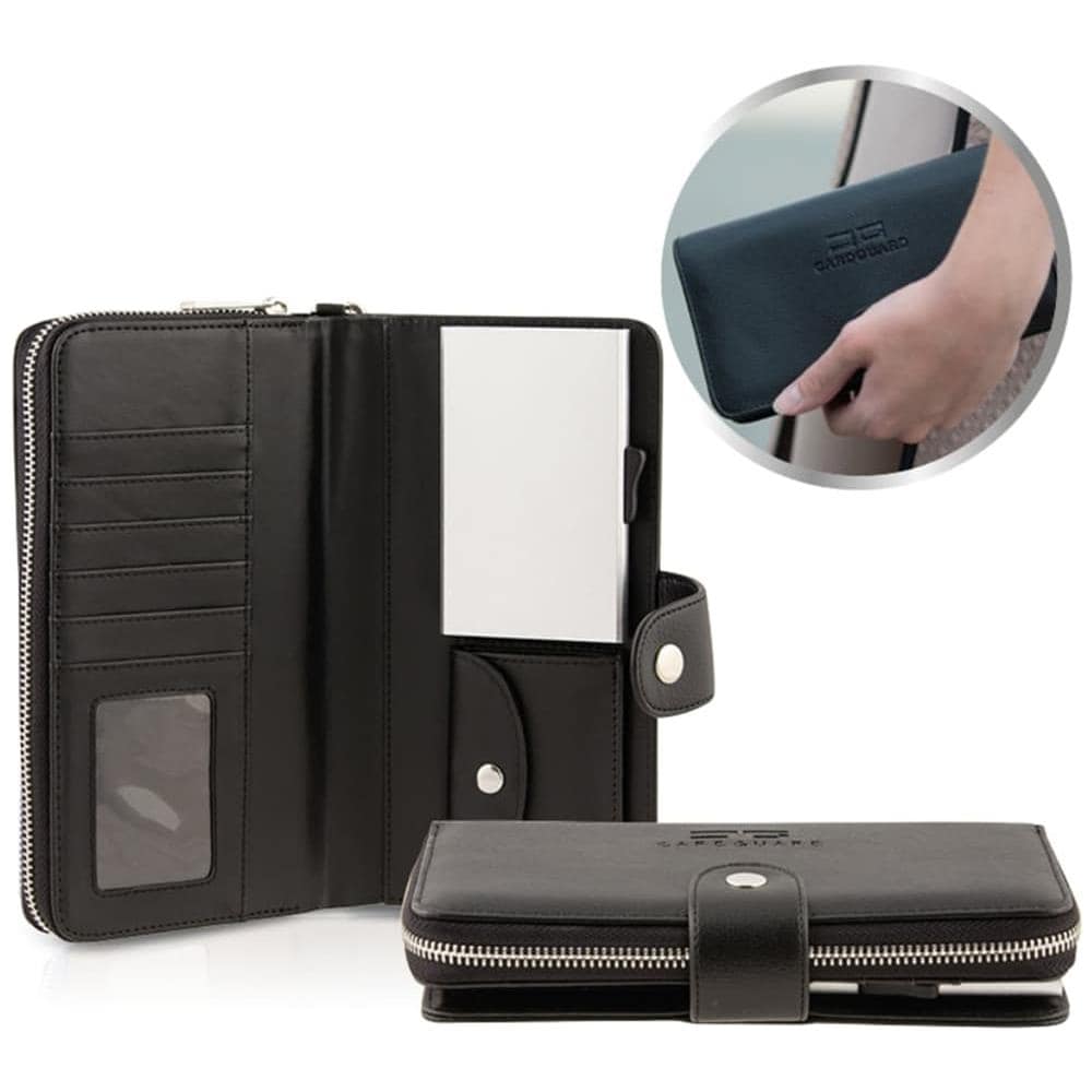 Porta Carte Di Credito Da Donna Nero Cag004 - Foto 4