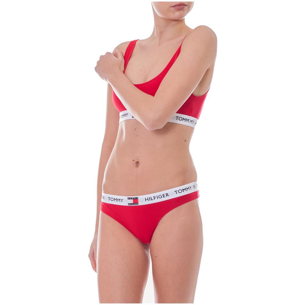 Perizoma In Cotone Stretch Rosso - Foto 1