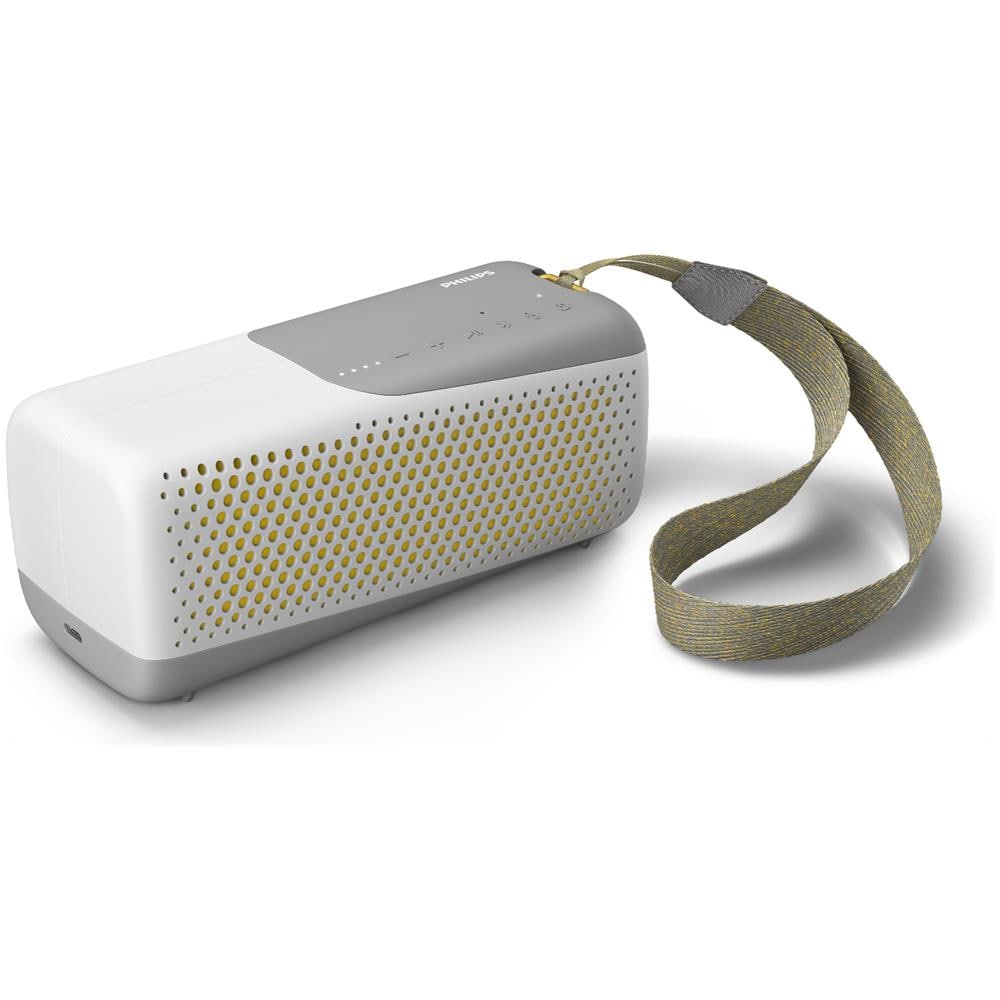 Altoparlante Bluetooth TAS4807W/00 Resistente agli Spruzzi/Acqua Microfono Incorporato Colore Bianco - Foto 1