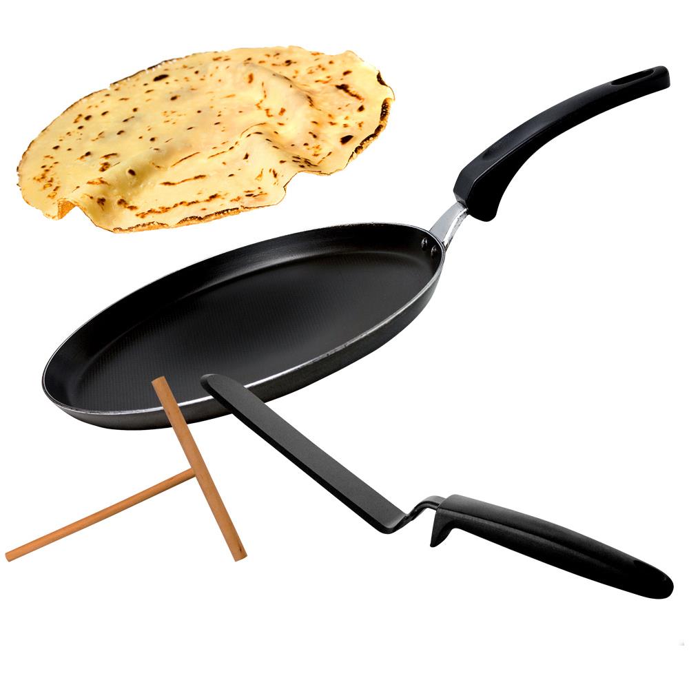 Padella Per Crêpes Con Utensili - Foto 2