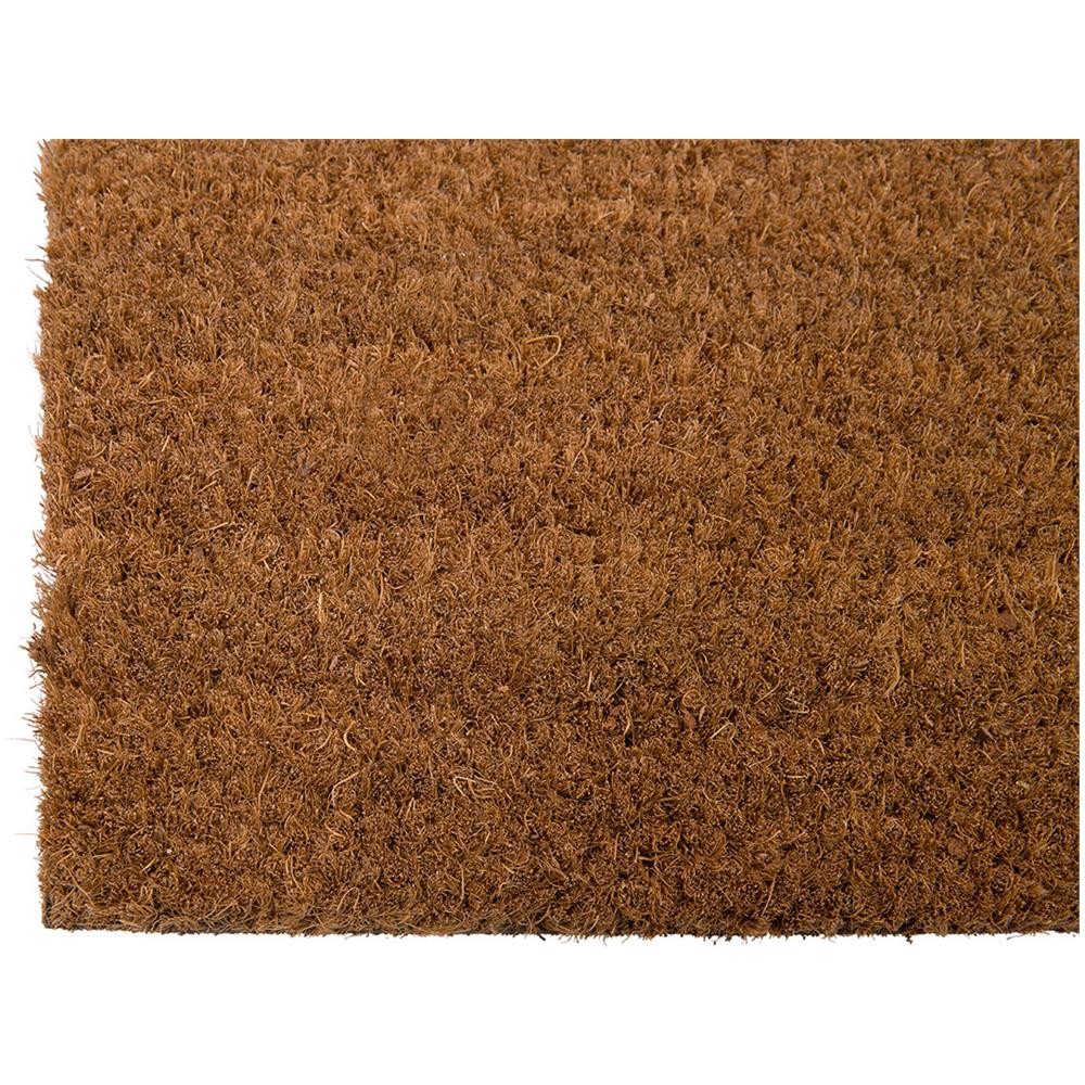 Zerbino Entrata Ingresso Casa Esterno Antiscivolo In Cocco Naturale Tinta Unita 40x70 Cocco Naturale - Foto 2