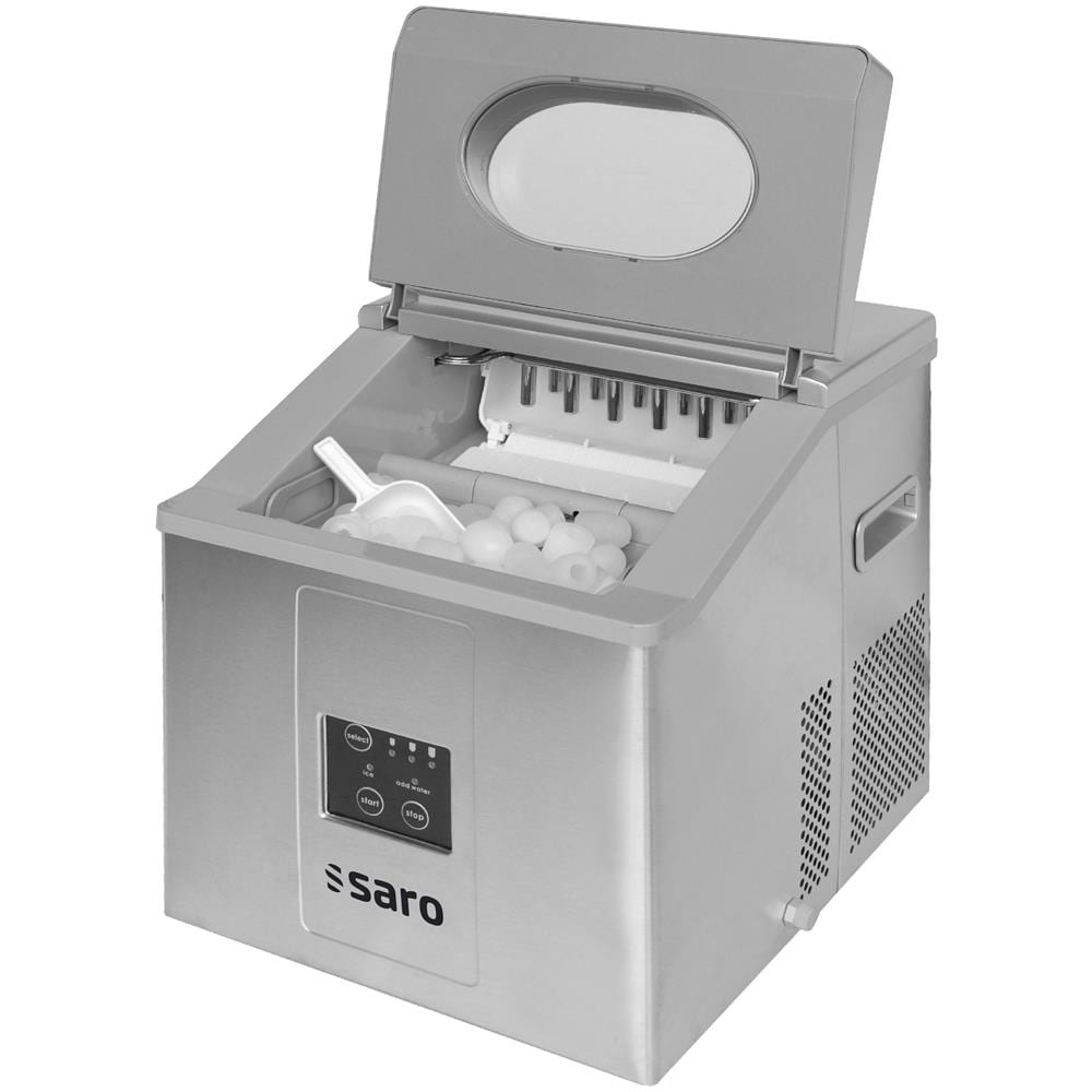 EB 15 Macchina per la produzione di cubetti di ghiaccio integrata /indipendente 15 kg / 24h 110 W Stainless steel - Foto 1
