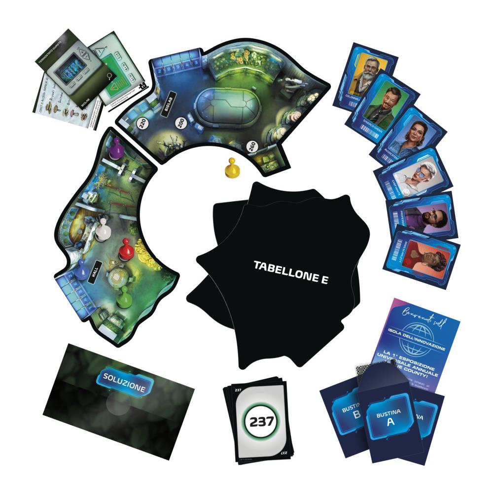 Cluedo Escape - Delitto all'Esposizione Universale, gioco da tavolo, giochi in versione escape room da risolvere 1 volta sola, giochi di mistero, dai 10 anni in su - Foto 8