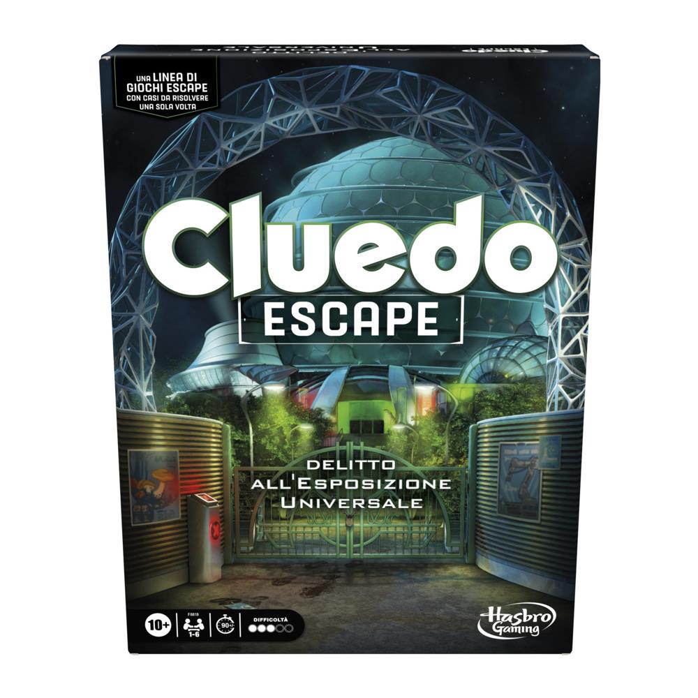 Cluedo Escape - Delitto all'Esposizione Universale, gioco da tavolo, giochi in versione escape room da risolvere 1 volta sola, giochi di mistero, dai 10 anni in su - Foto 1