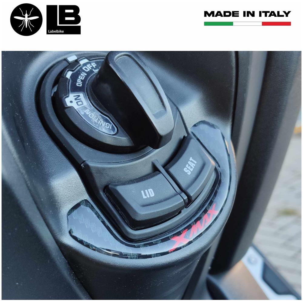 Adesivo 3D Protezione Chiave Accensione Compatibile Con Yamaha Xmax 300 2017-22 - Foto 3