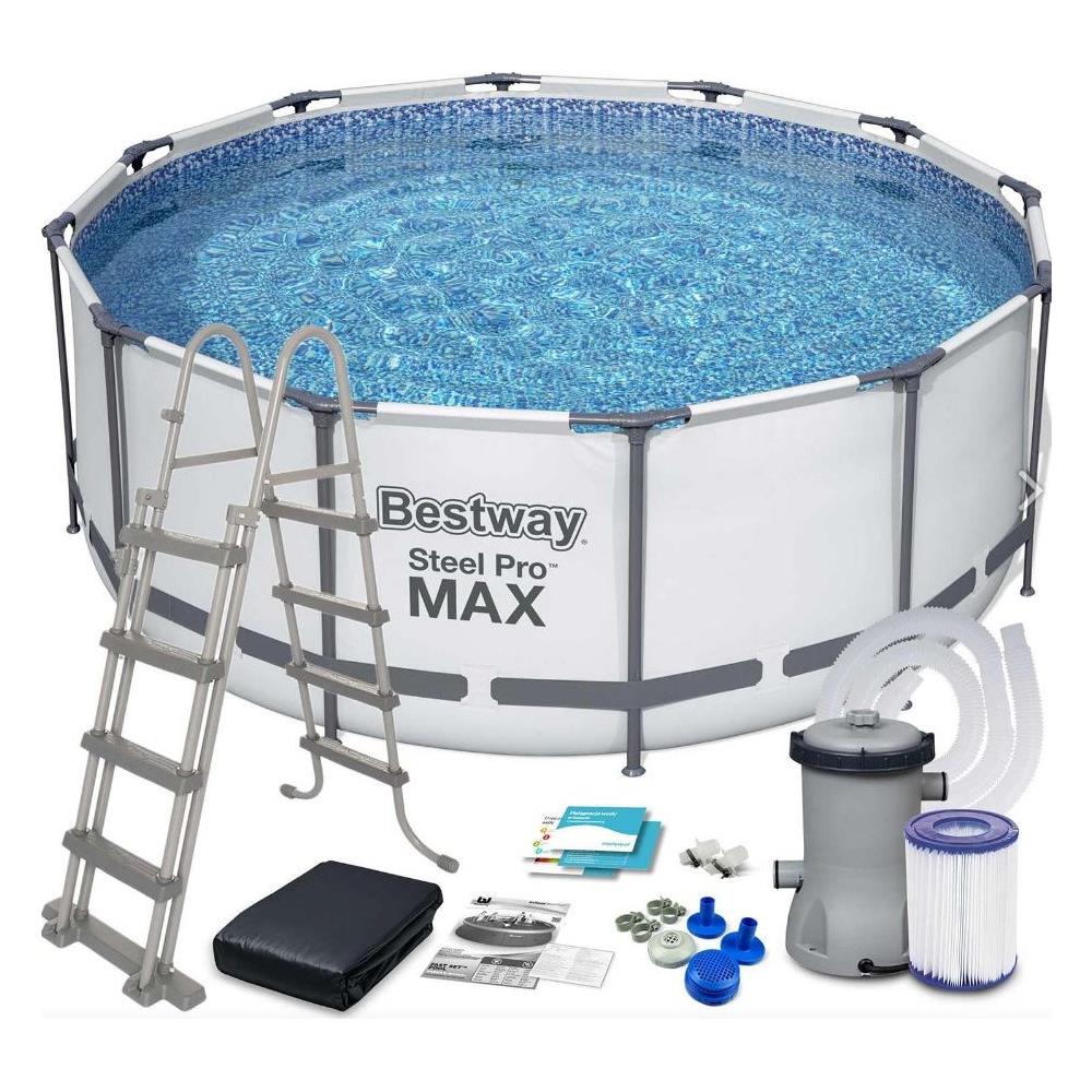 BESTWAY BW Frame Pool Steel Pro Set 366x122 56420 ePRICE