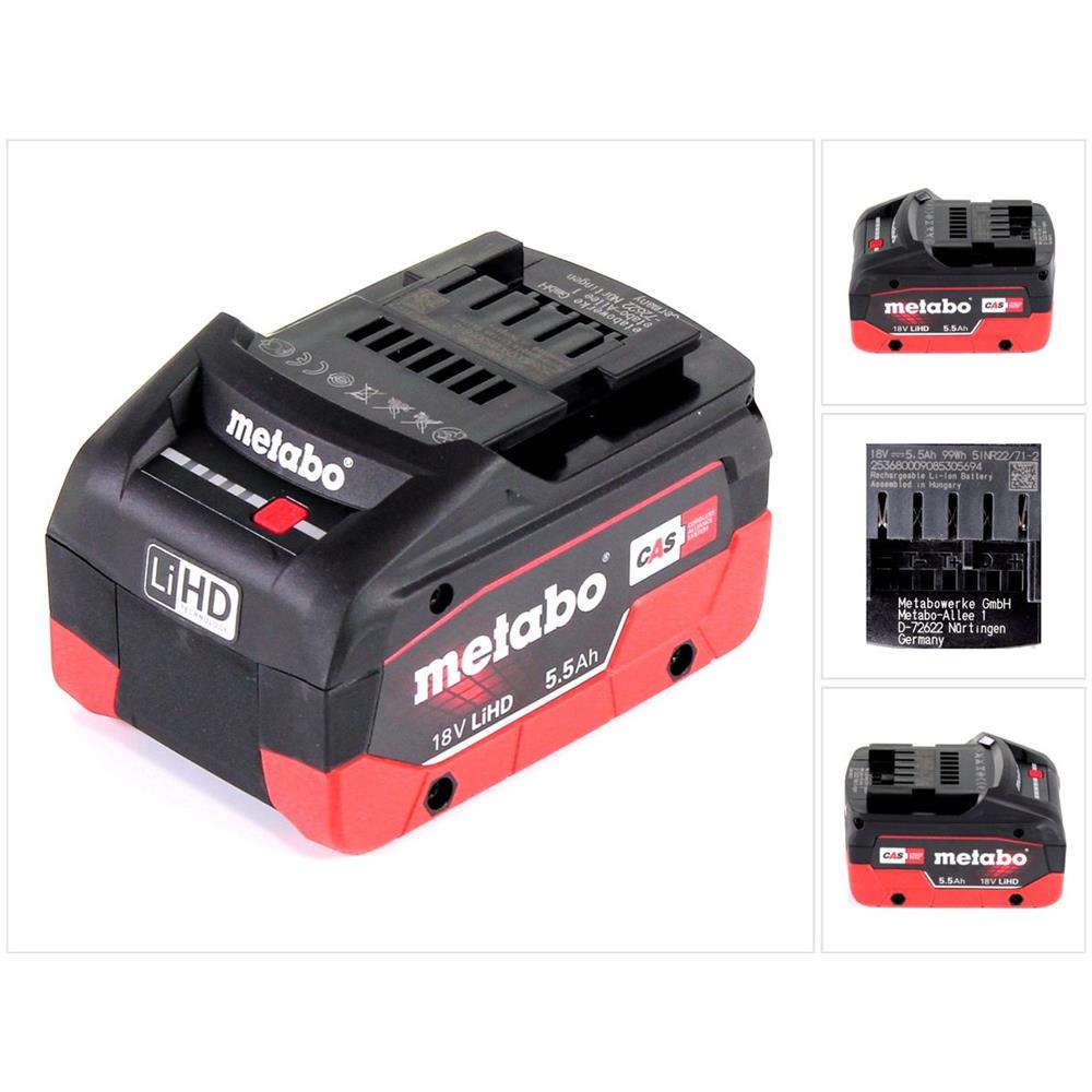 Metabo Akku 5,5 Ah Lihd - Foto 2