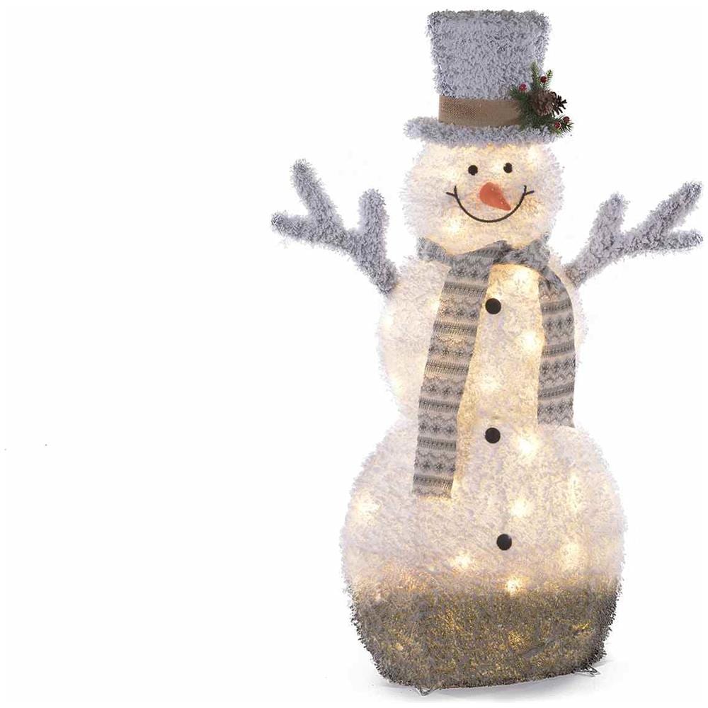 Pupazzo Di Beve Luminoso Per Interni Ed Esterni Decorazione Natalizia Per Casa E Negozi 1,22 Metri - Foto 1