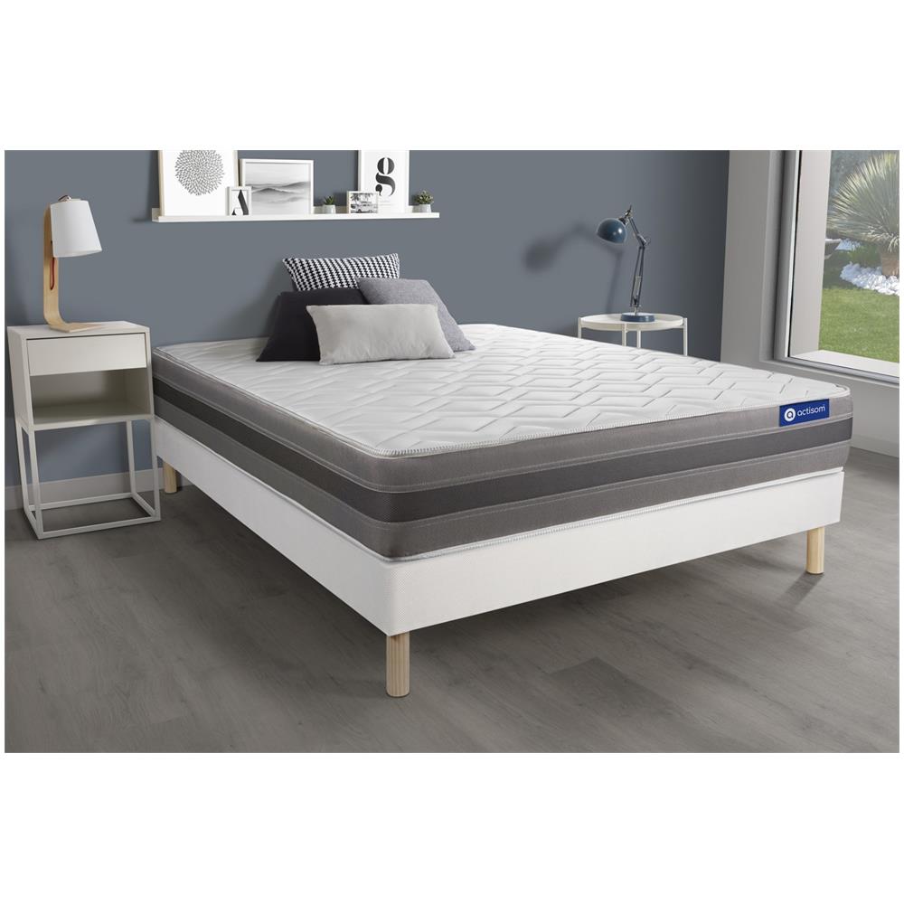 Kit Rete E Materasso Matrimoniale Actiflex Relax 180x210cm - Spessore : 24cm - Molle Insacchettate E Memory Foam - Moderatamente Rigido - Foto 2