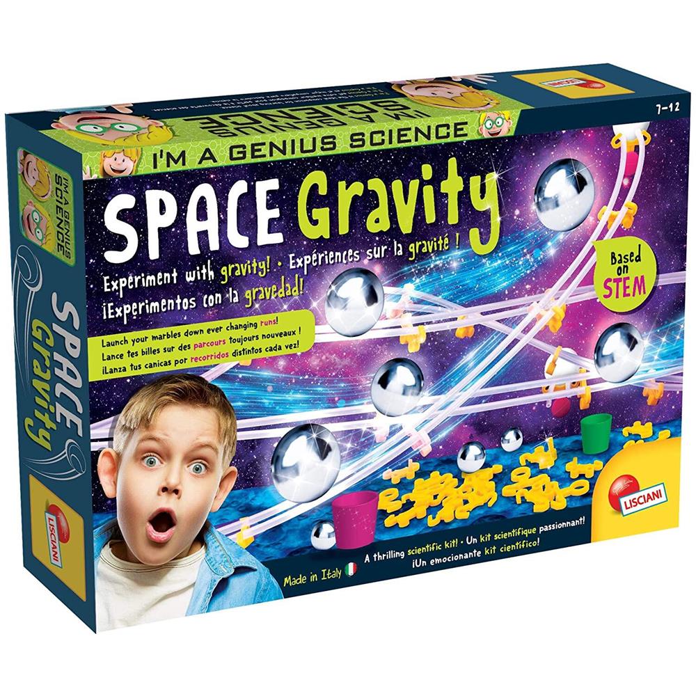 Lisciani Giochi – I’m A Genius Gravity Experimente, über 50 Schaltungen, Mit Kugeln, Röhren