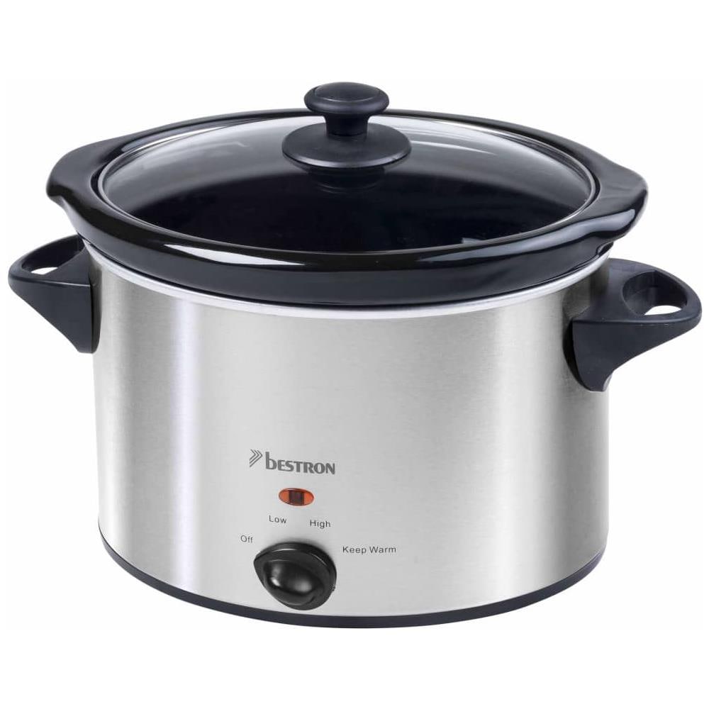 Pentola Slow Cooker ASC350 180W in Acciaio Inossidabile 3,5 L - Foto 1