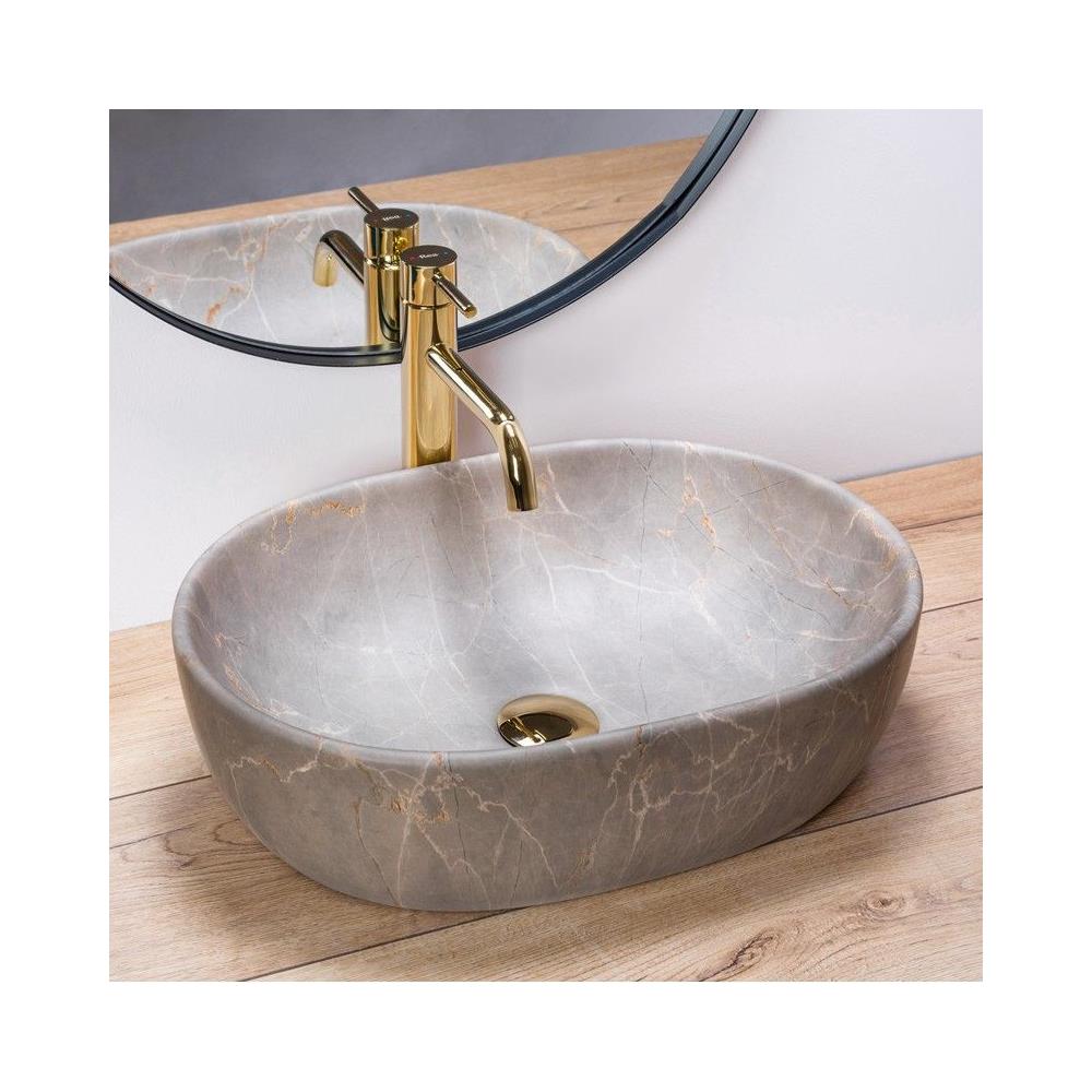 Lavabo Da Appoggio Lara Beige - Foto 2