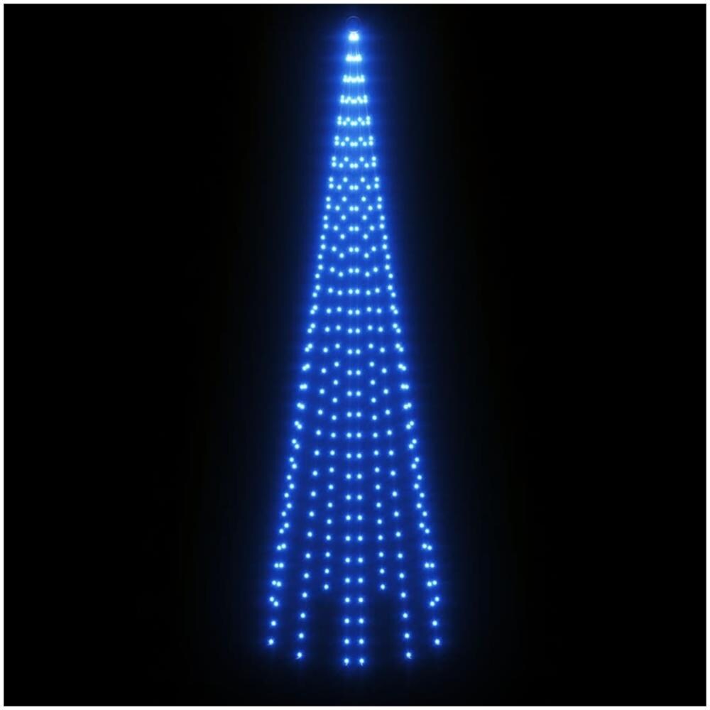Albero di Natale Pennone Blu 310 LED 300 cm - Foto 1
