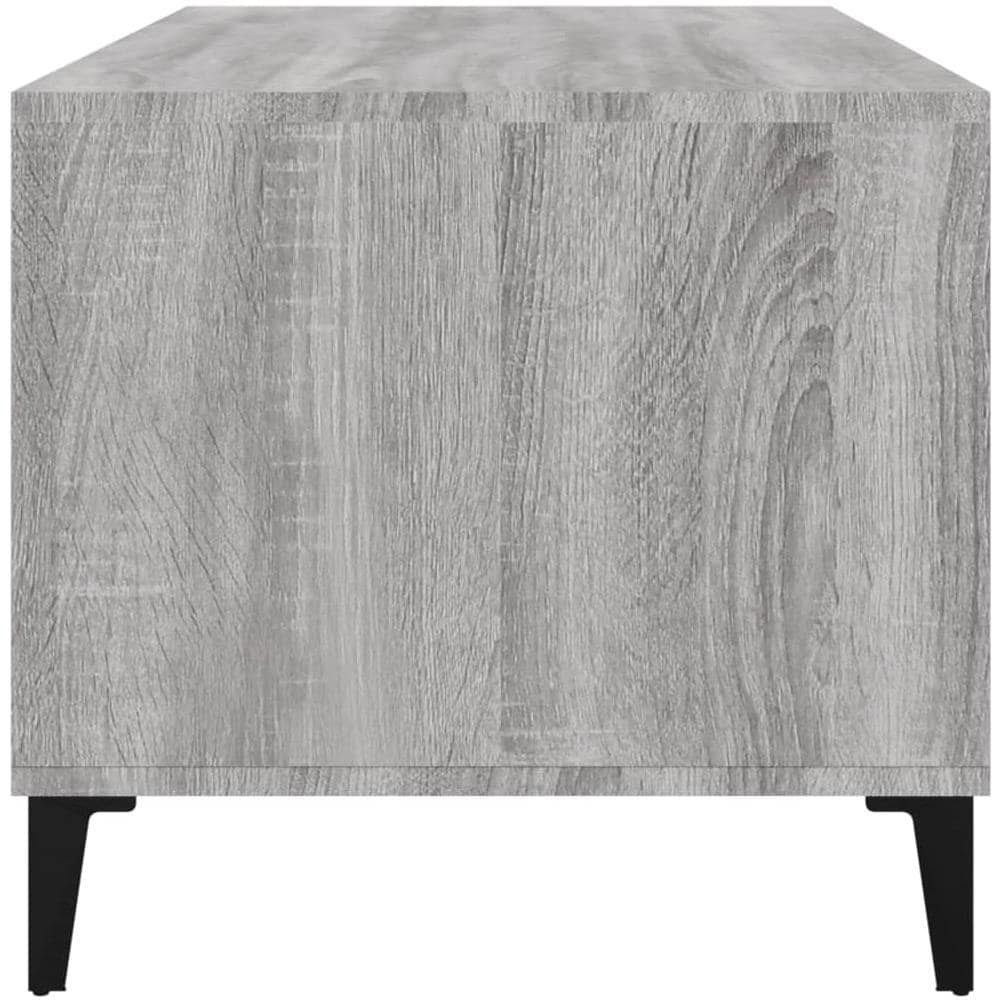 Tavolino Da Salotto Grigio Sonoma 90x49x45 Cm Legno Multistrato - Foto 8