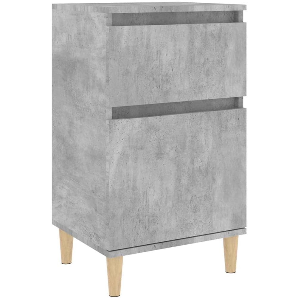 Comodino Grigio Cemento 40x35x70 Cm - Foto 2