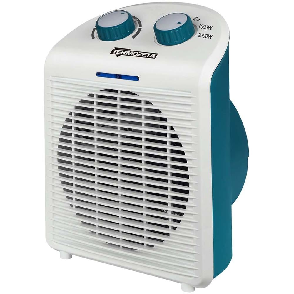 Termoventilatore 2000w 2 Livelli Di Potenza Bianco Azzurrro - Foto 1