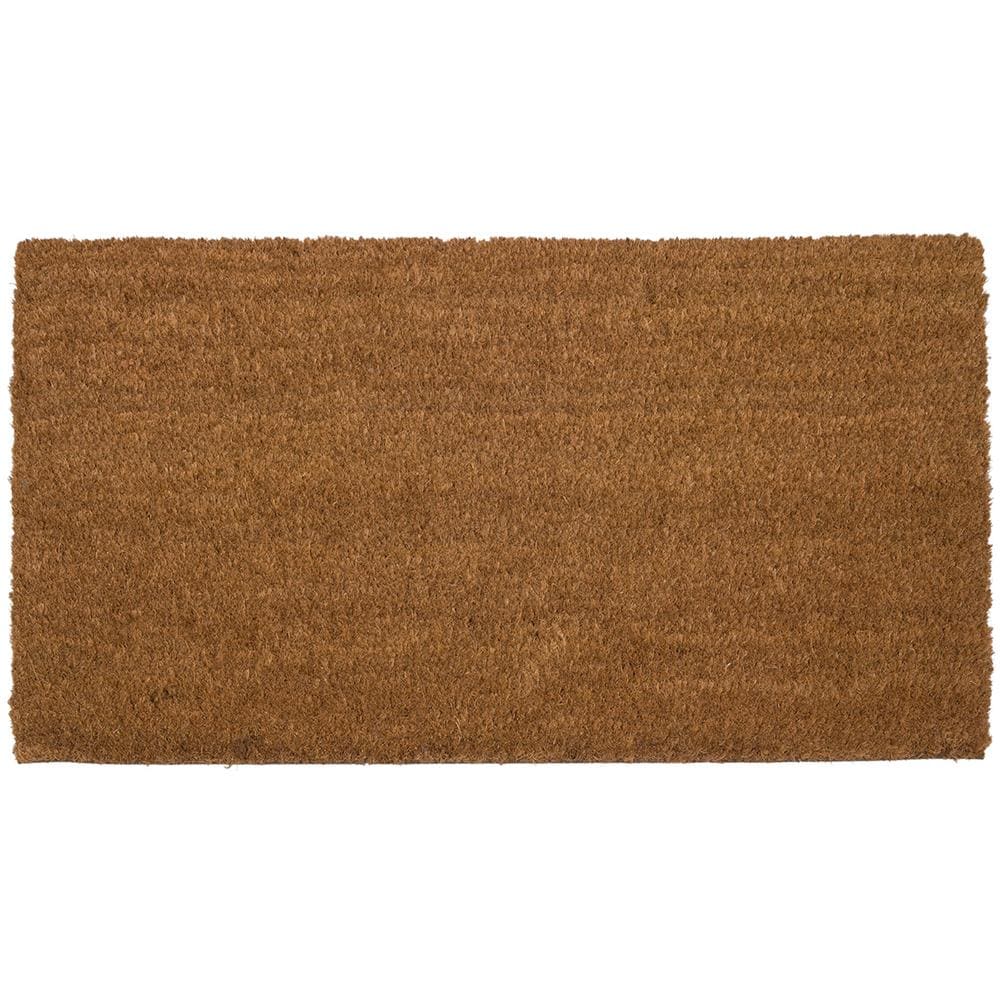 Zerbino Entrata Ingresso Casa Esterno Antiscivolo In Cocco Naturale Tinta Unita 40x60 Cocco Naturale - Foto 1