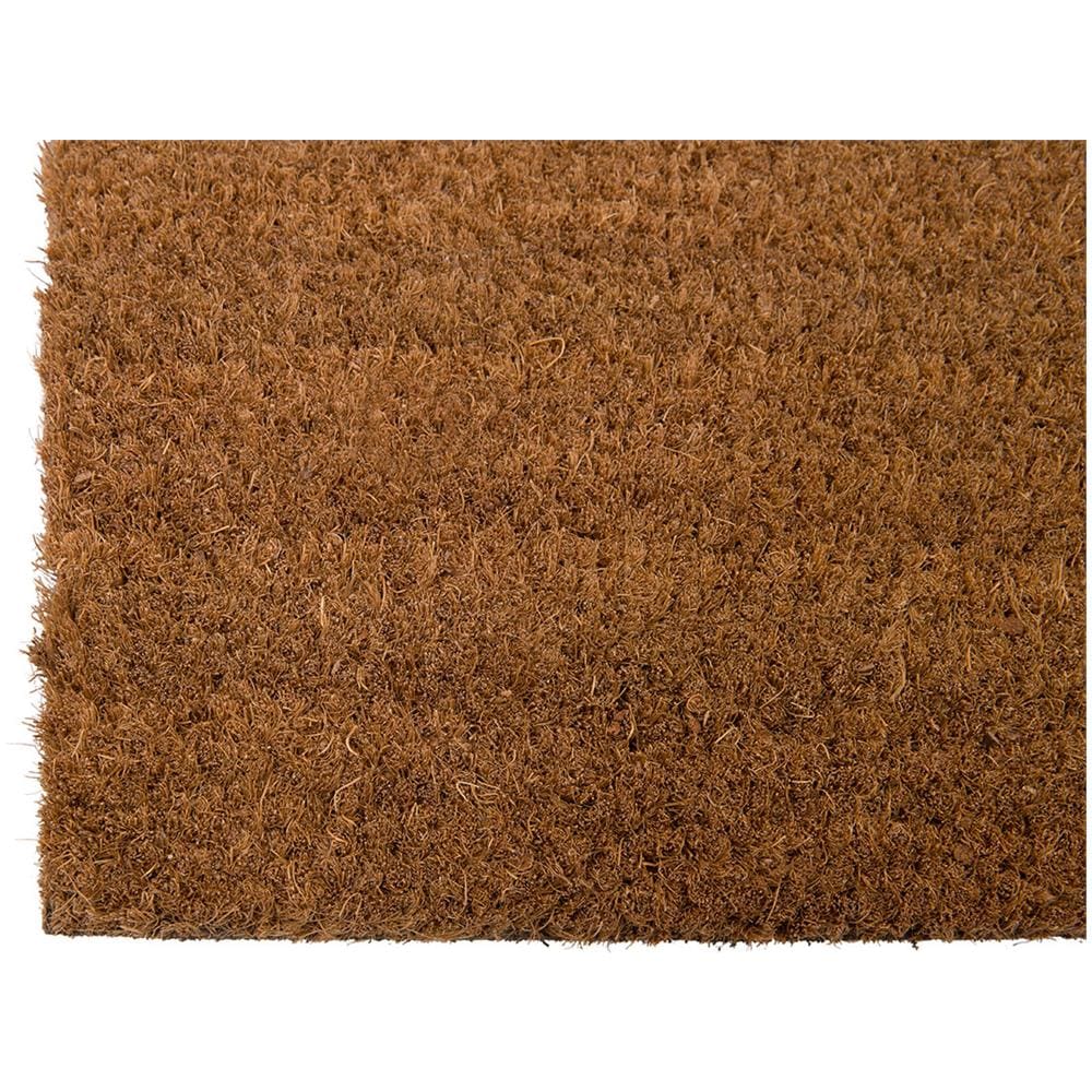 Zerbino Entrata Ingresso Casa Esterno Antiscivolo In Cocco Naturale Tinta Unita 40x60 Cocco Naturale - Foto 2