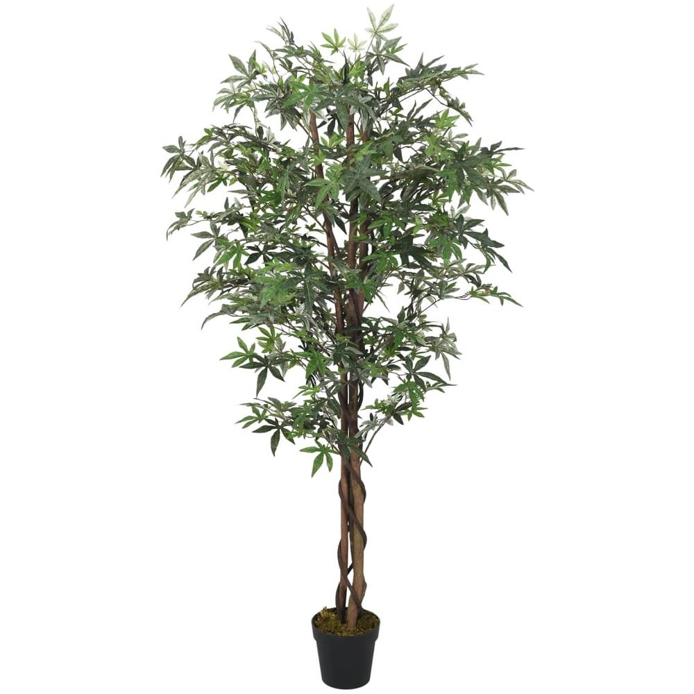 Acero Artificiale 504 Foglie 150 Cm Verde - Foto 2