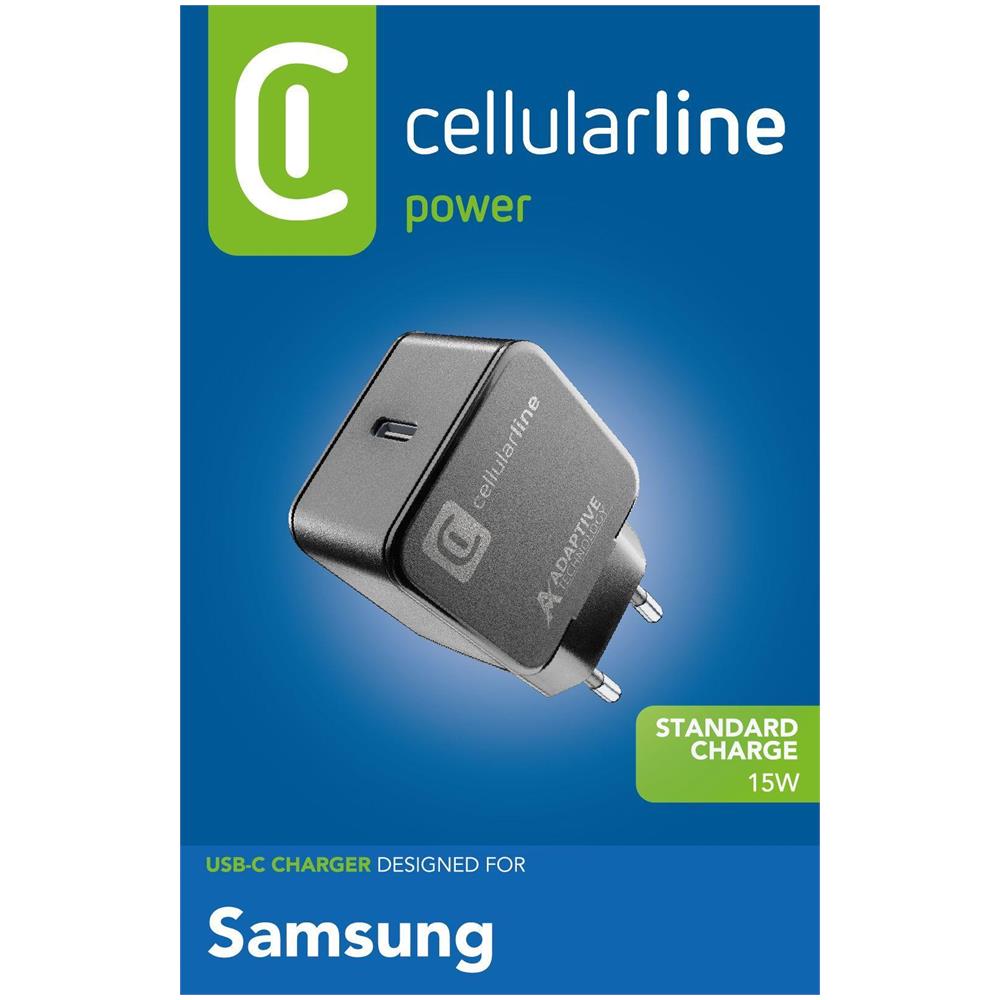 USB-C Charger 15W è il caricabatterie da rete che carica in sicurezza smartphone e tablet dotati di porta USB-C, garantendo la carica più veloce per i dispositivi Samsung dotati di tecnologia Adaptive Fast Charging 15W.Colore. Nero - Foto 2