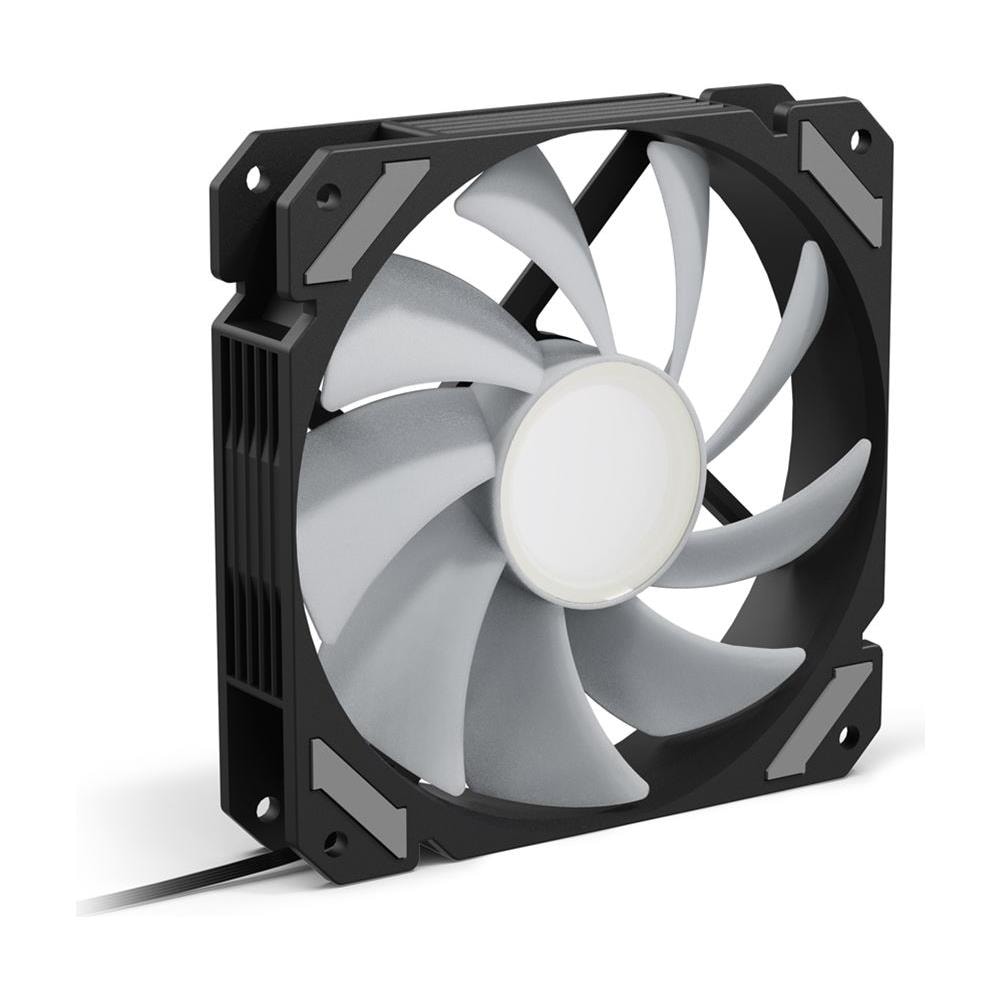 Ventola Shark Mirror Pwm Rgb 120x120x25mm Black - Foto 2