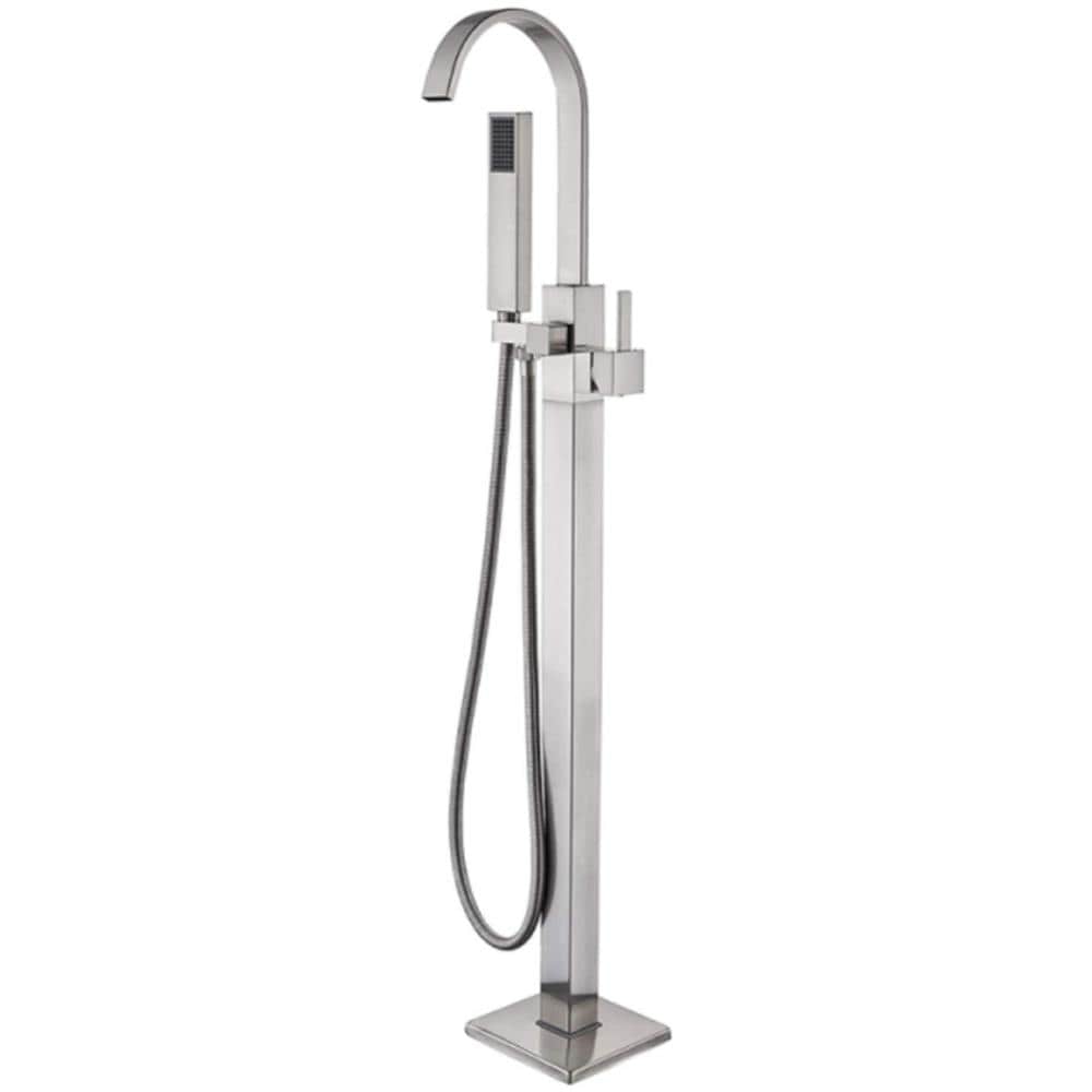 Rubinetto per vasca da bagno indipendente, Blackswan, tipo M20, modello nichel opaco, misura 110 cm - Foto 1