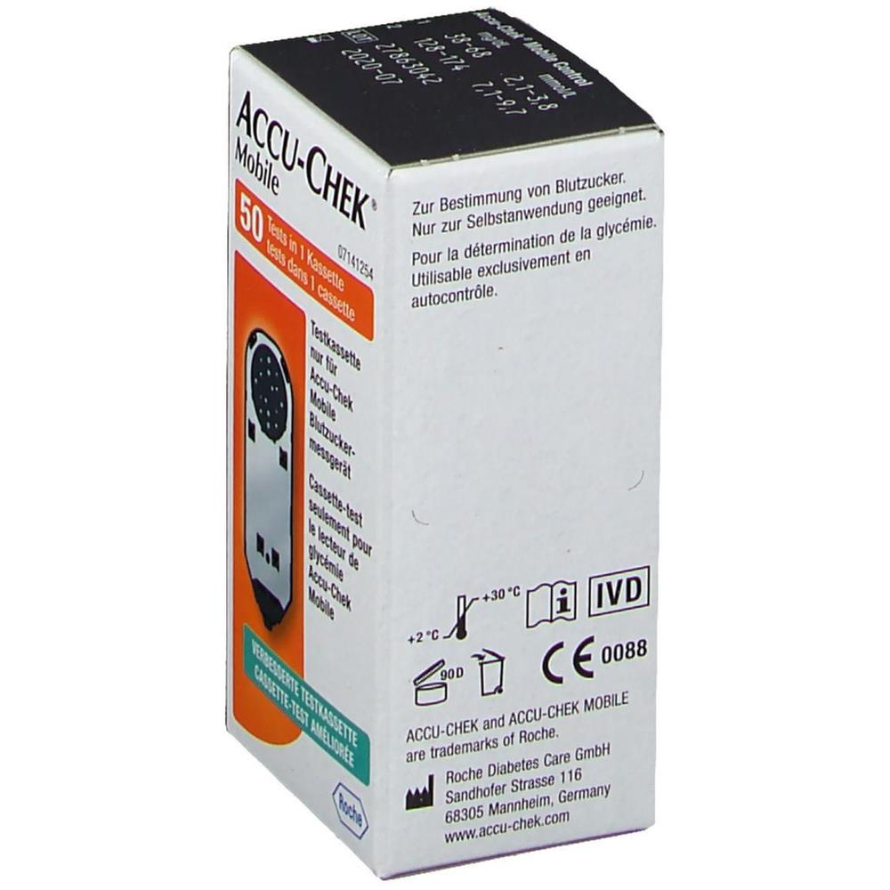 Strisce Misurazione Glicemia Accu-Chek Mobile 50 Test Mic 2 - Foto 2