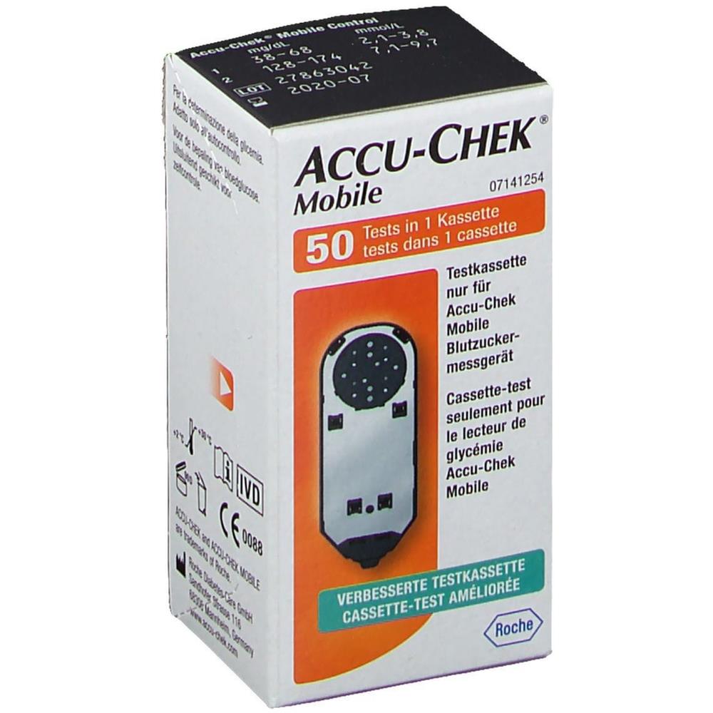 Strisce Misurazione Glicemia Accu-Chek Mobile 50 Test Mic 2 - Foto 5