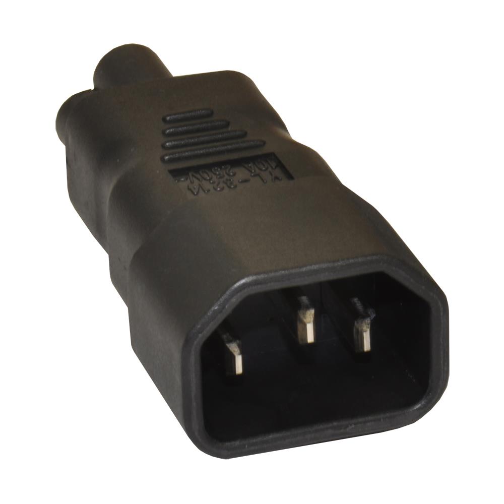 IADAP PW-C14MC5F - Adattatore da IEC C14 Maschio a C5 Femmina Nero - Foto 2