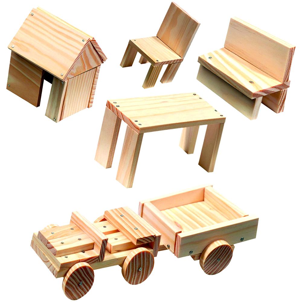 Costruzioni In Legno Atelier Del Costruttore Per Bambini 5 Anni - Foto 2