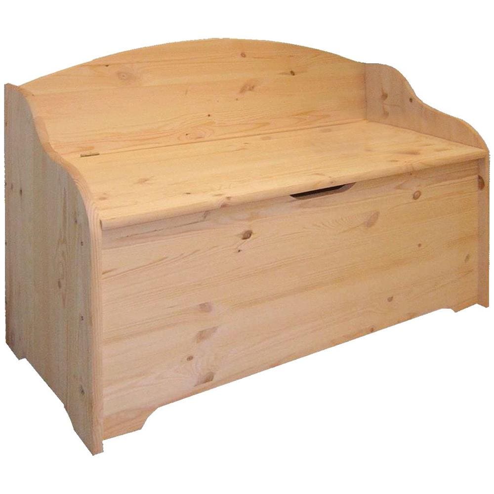 Cassapanche In Legno Tirolese 100x41x67 - Foto 1