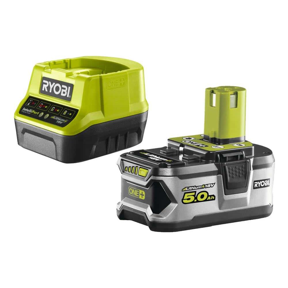 Battery Pack Ryobi 18v 5.0ah Oneplus Lithiumplus - 1 Caricabatterie Rapido 2.0ah Rc18120-150 - Foto 4