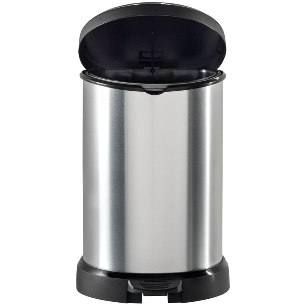 Pattumiera A Pedale Con Secchio Interno Deco 20l Argento 240568 - Foto 7