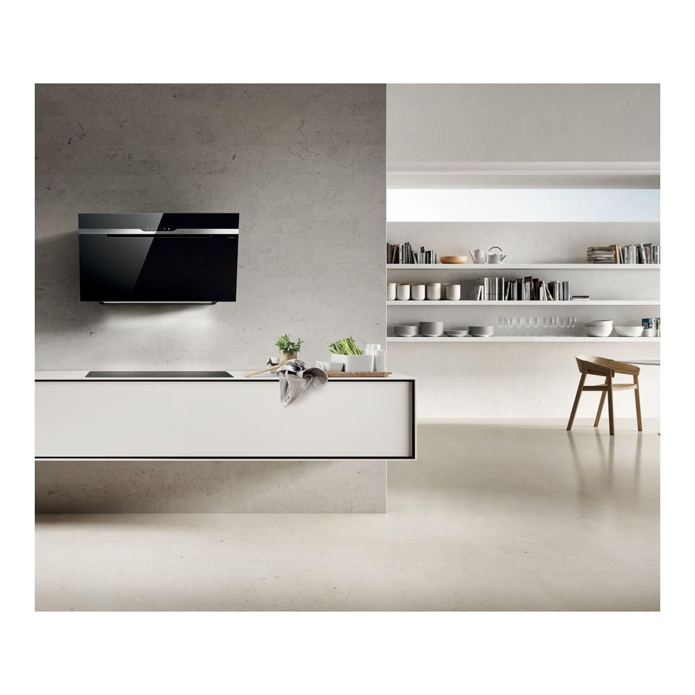 Cappa Majestic No Drip BL / A / 60 a Parete da 60 cm Aspirante Colore Nero - Foto 8