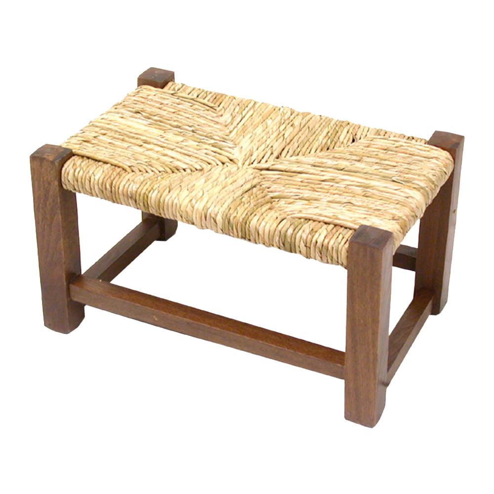 SF SAVINO FILIPPO Poggiapiedi Sgabello Sedia Impagliato In Legno Noce SF SAVINO FILIPPO Poggiapiedi Sgabello Sedia Impagliato In Legno Noce