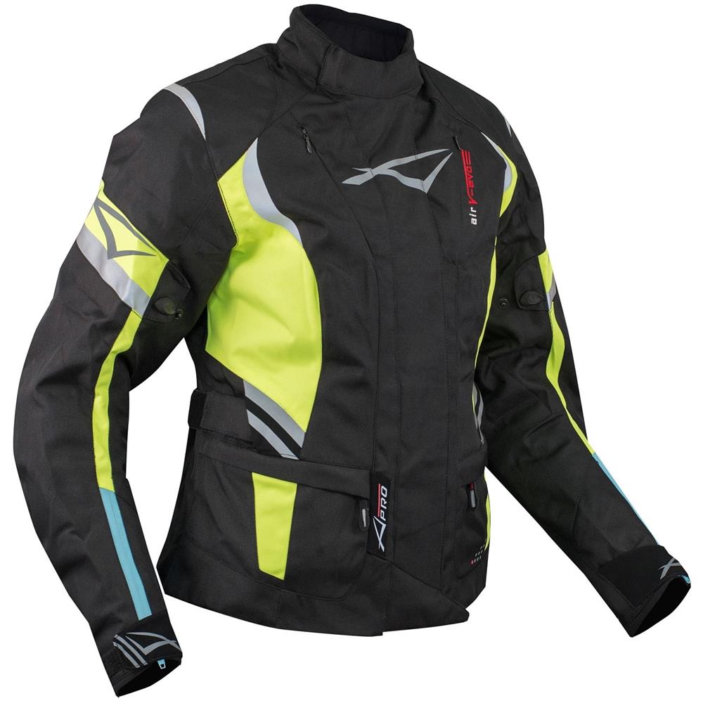 Lady Giacca Moto Donna Impermeabile Termica Sfoderabile Protezioni Ce Fluo L - Foto 1