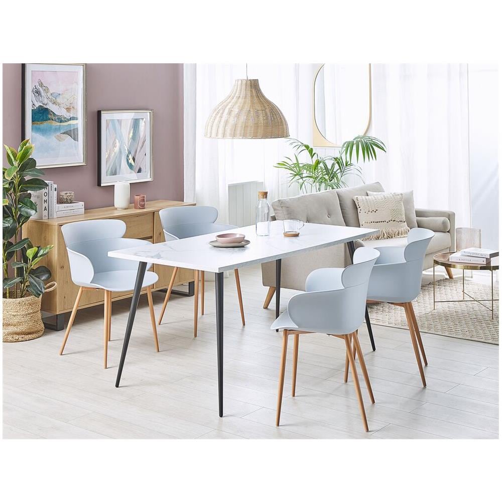 Set Di 2 Sedie Da Pranzo Grigie Sumkley - Foto 2