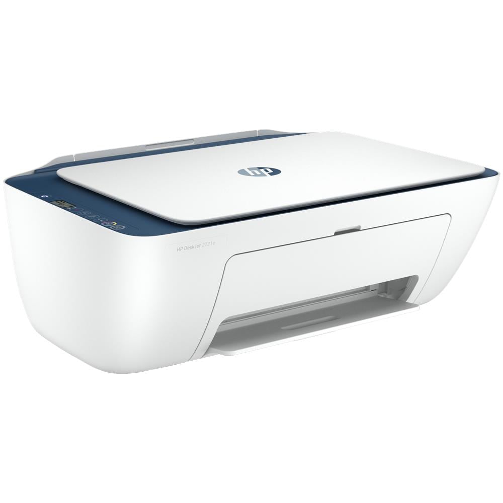 Stampante Multifunzione DeskJet 2721e Inkjet a Colori Stampa Copia Scansione A4 7,5 ppm (B/N) 5,5 ppm (a Colori)  Wi-Fi / USB 2.0 6 Mesi di Inchiostro Incluso con HP+ - Foto 2