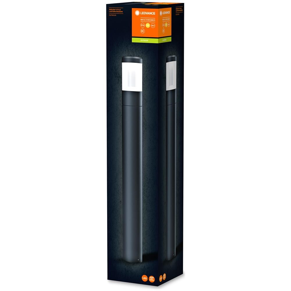 Ledvance Endura Lampioncino Da Esterno Stile Moderno 12 W = 610lm 90 Cm Grigio - Foto 8