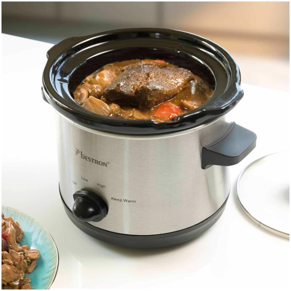 Pentola Slow Cooker ASC150 120W in Acciaio Inossidabile 1,5 L - Foto 3