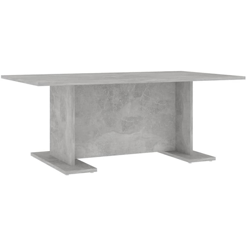 Tavolino Salotto Grigio Cemento 103,5x60x40cm Legno Multistrato - Foto 2