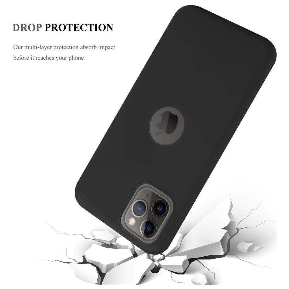 Custodia Compatibile Con Apple Iphone 11 Pro Max (xi Pro Max) In Candy Nero - Coperchio Protettivo In Silicone Tpu Flessibile - Foto 8