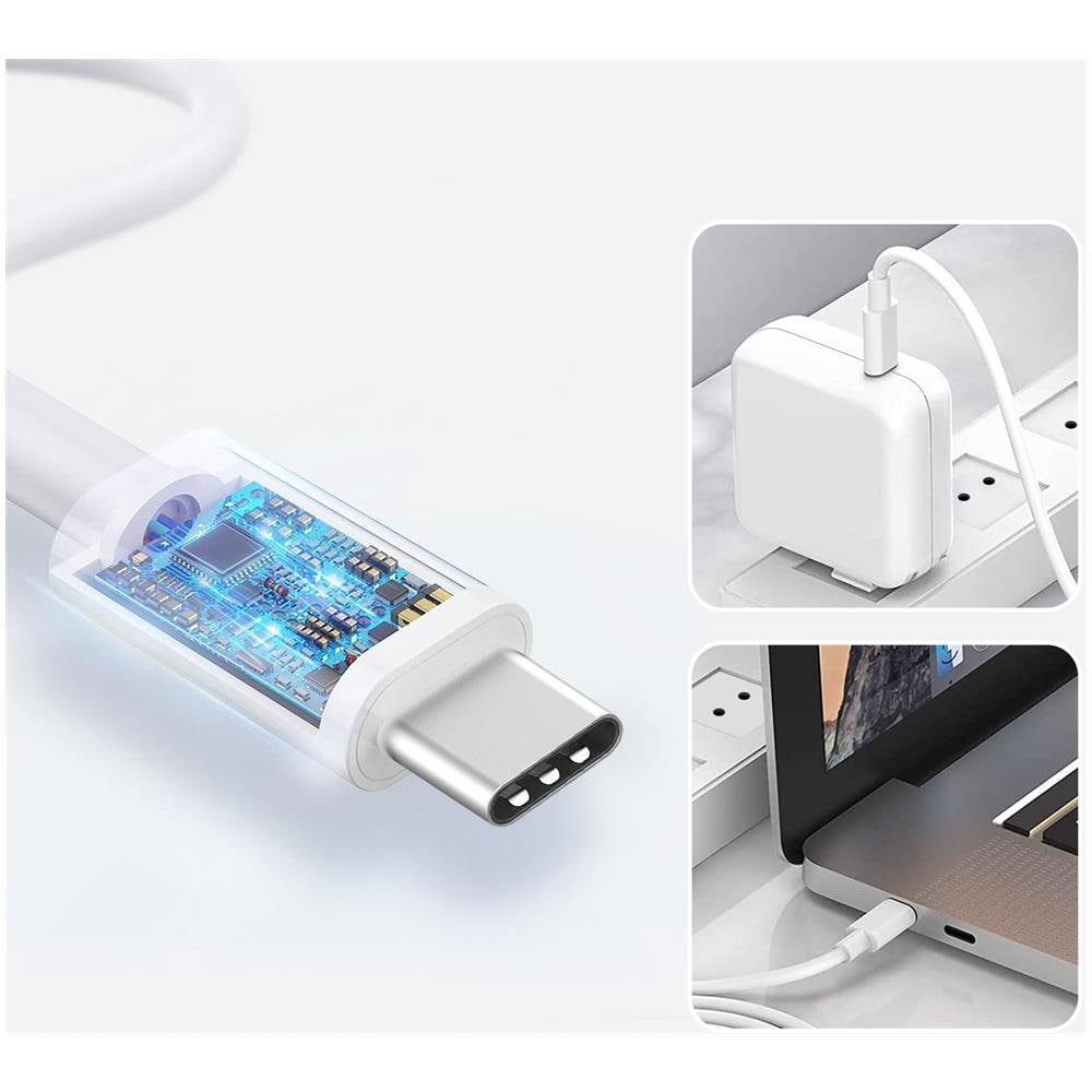 Caricatore Magsafe 15 W, Cavo Di Ricarica Usb-c Integrato - Bianco - Foto 2